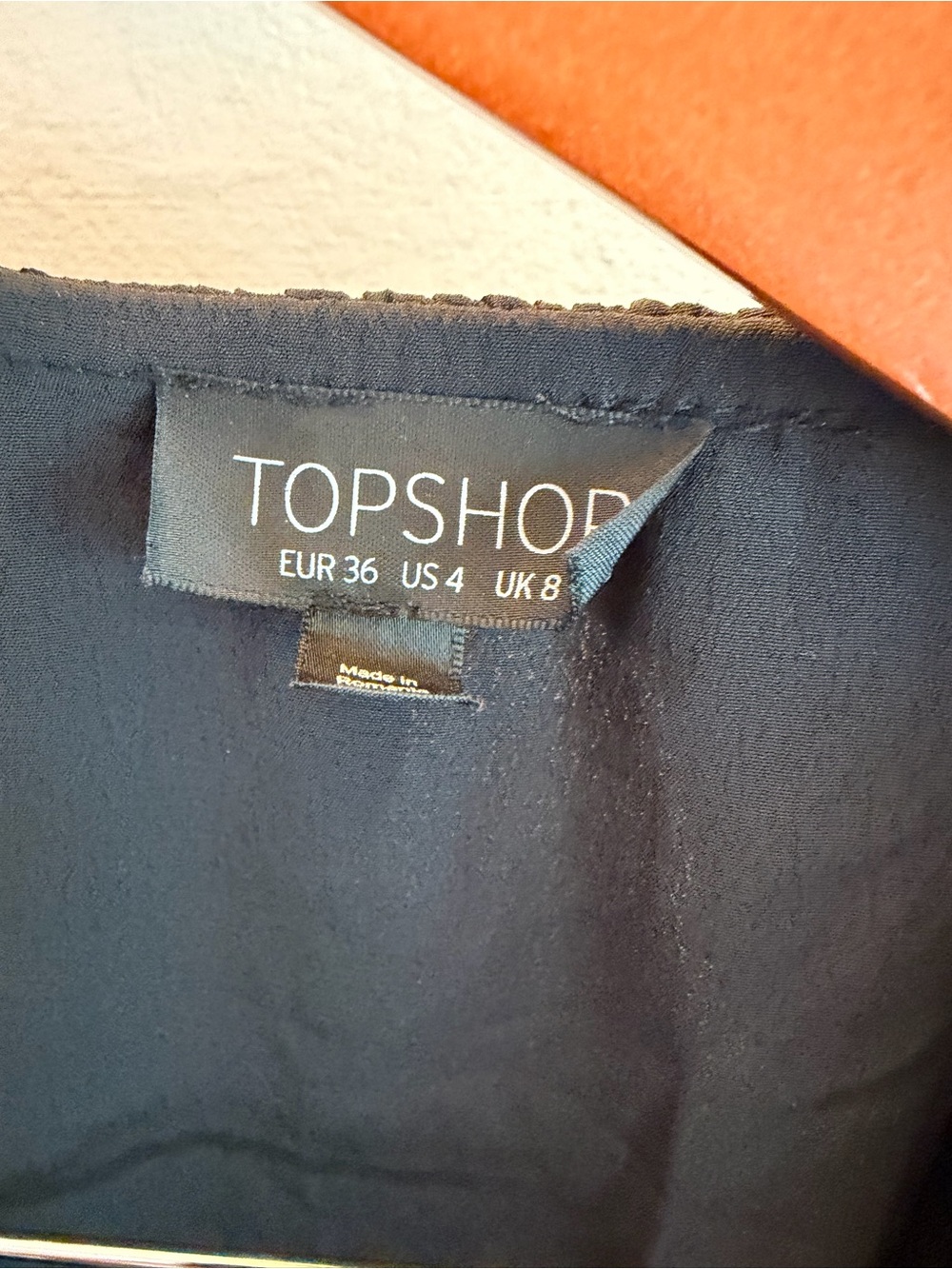 Topshop Black Ruffle Wrap Dress - Picture 2 of 5